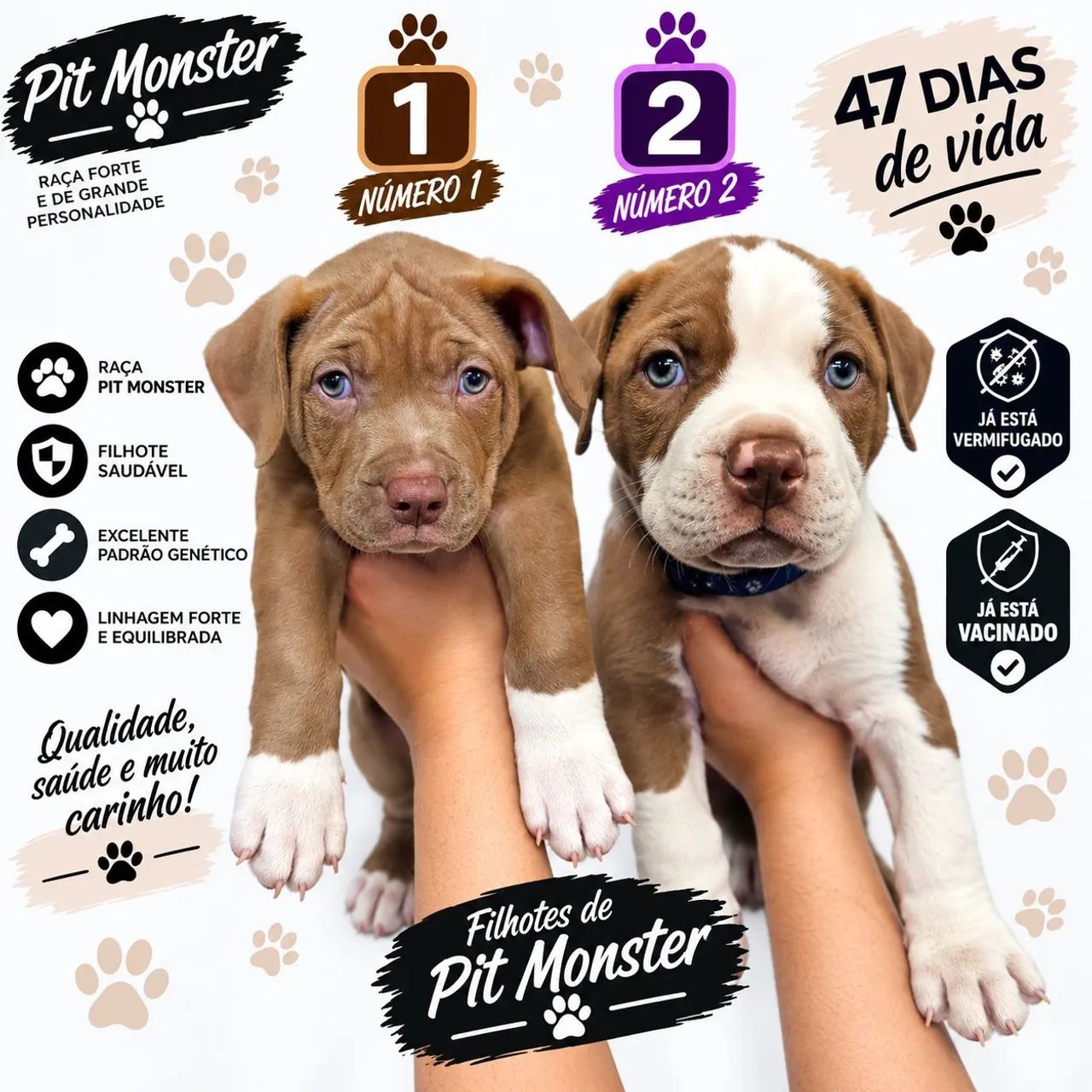 Filhotes de Pitmonster  - Foto 2
