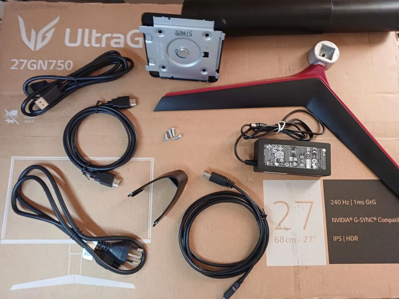 Monitor Gamer LG UltraGear 240hz 1ms 27 polegadas  - Foto 4