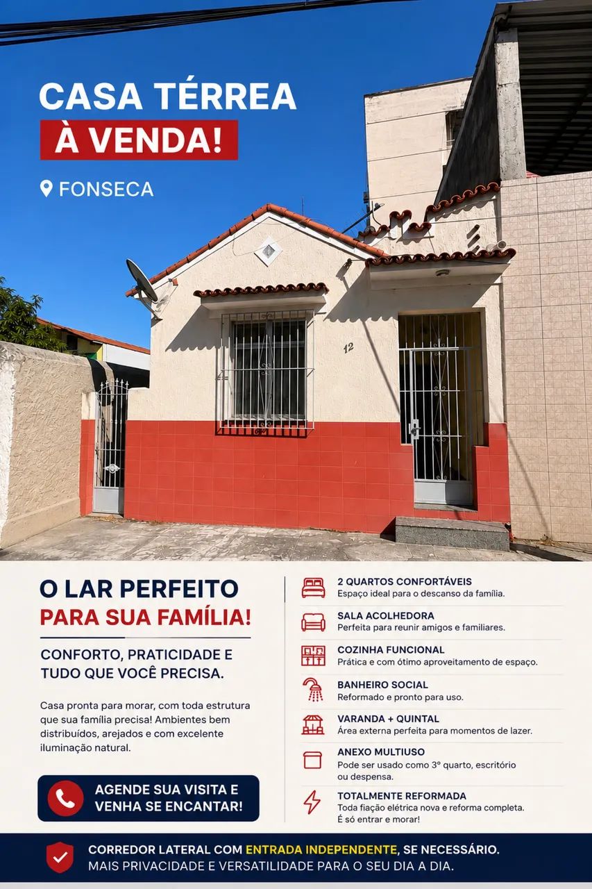Casa de vila - Fonseca 