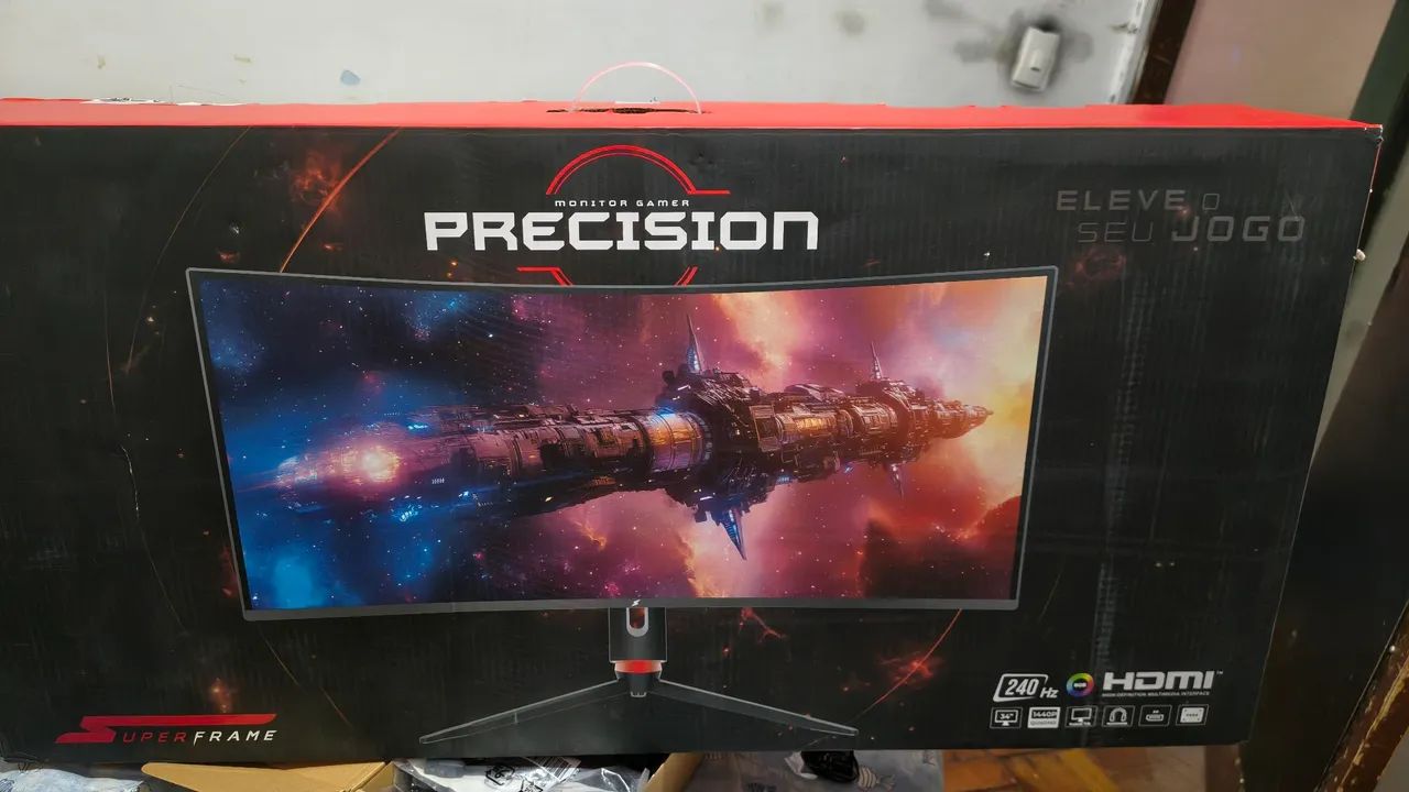 Monitor SuperFrame Precision 34 3440x1440 240Hz - perfeito - Foto 4