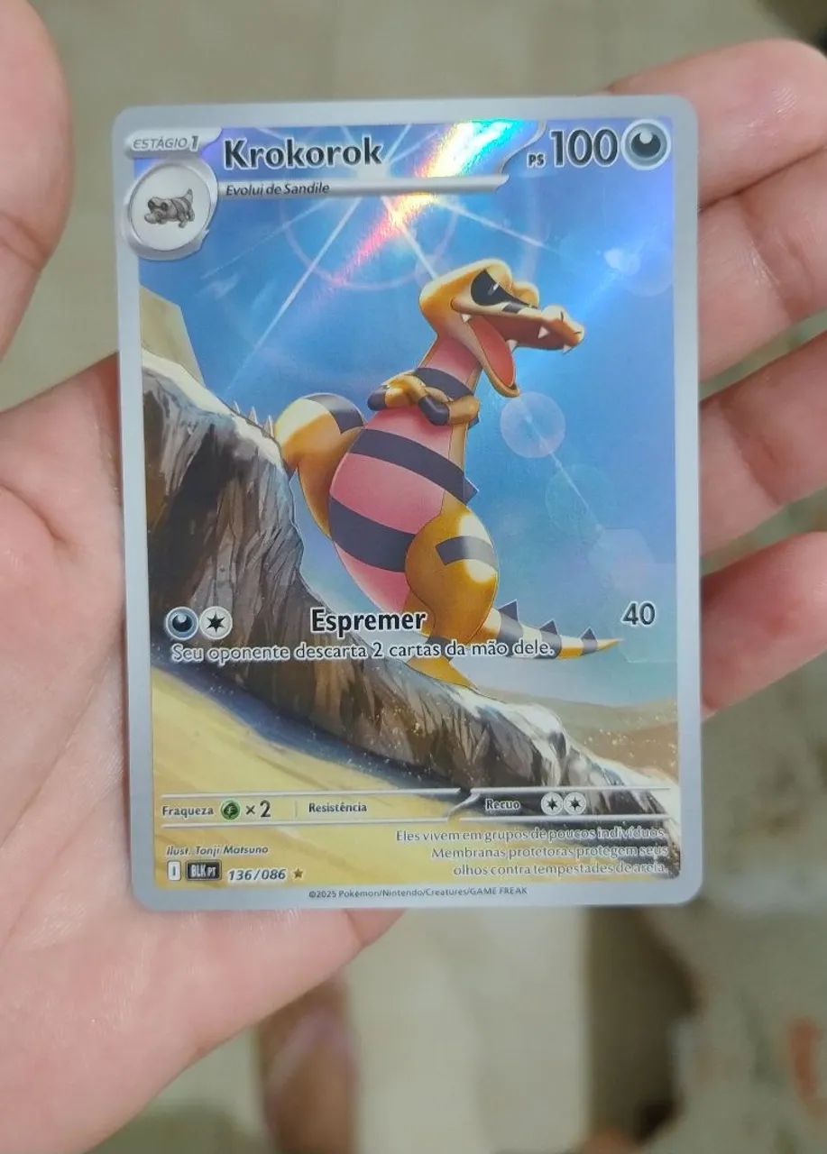 Carta Krokorok - Pokémon TCG