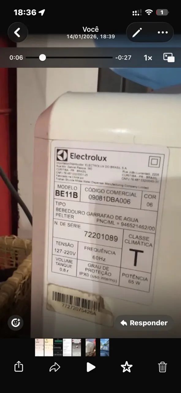 Bebedouro Eletrolux - Foto 2