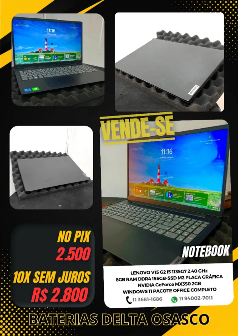 NOTEBOOK LENOVO V15 G2