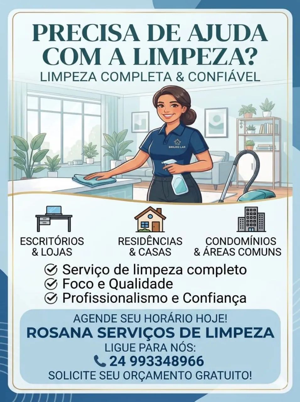 Serviço gerais de limpeza 
