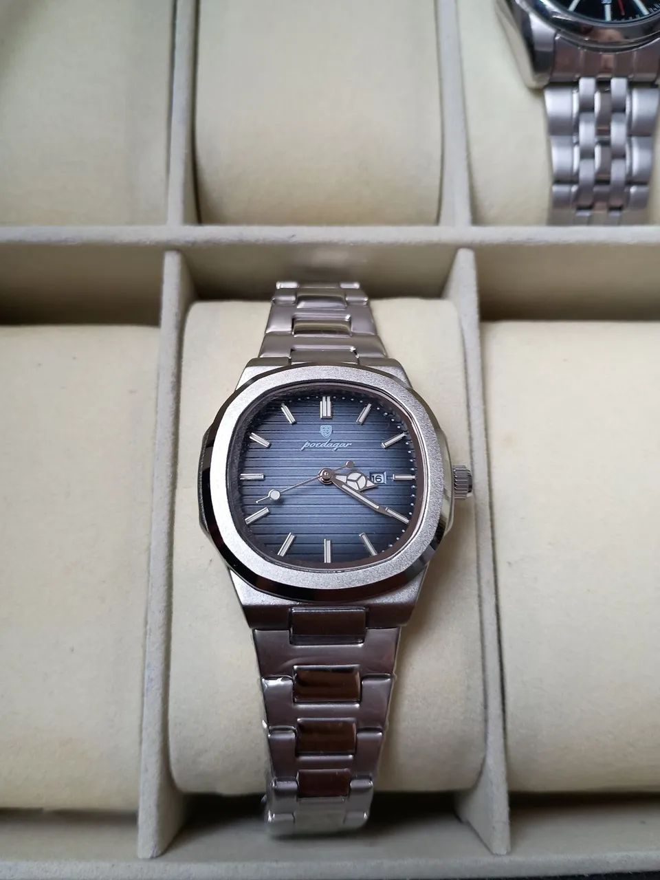 Relógio Poedagar Nautilus Premium azul