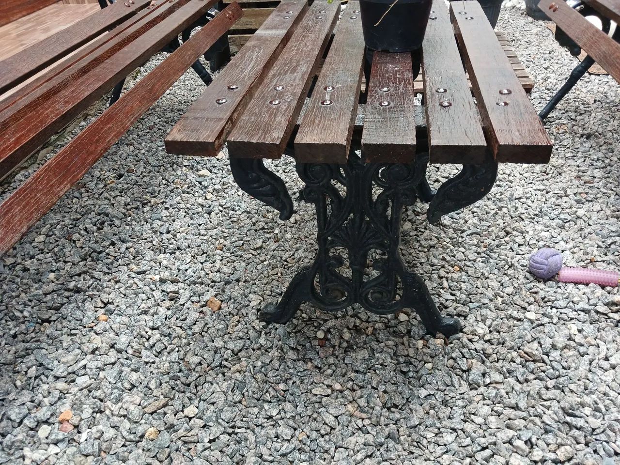 Conjunto de bancos e mesa para Jardim  - Foto 3