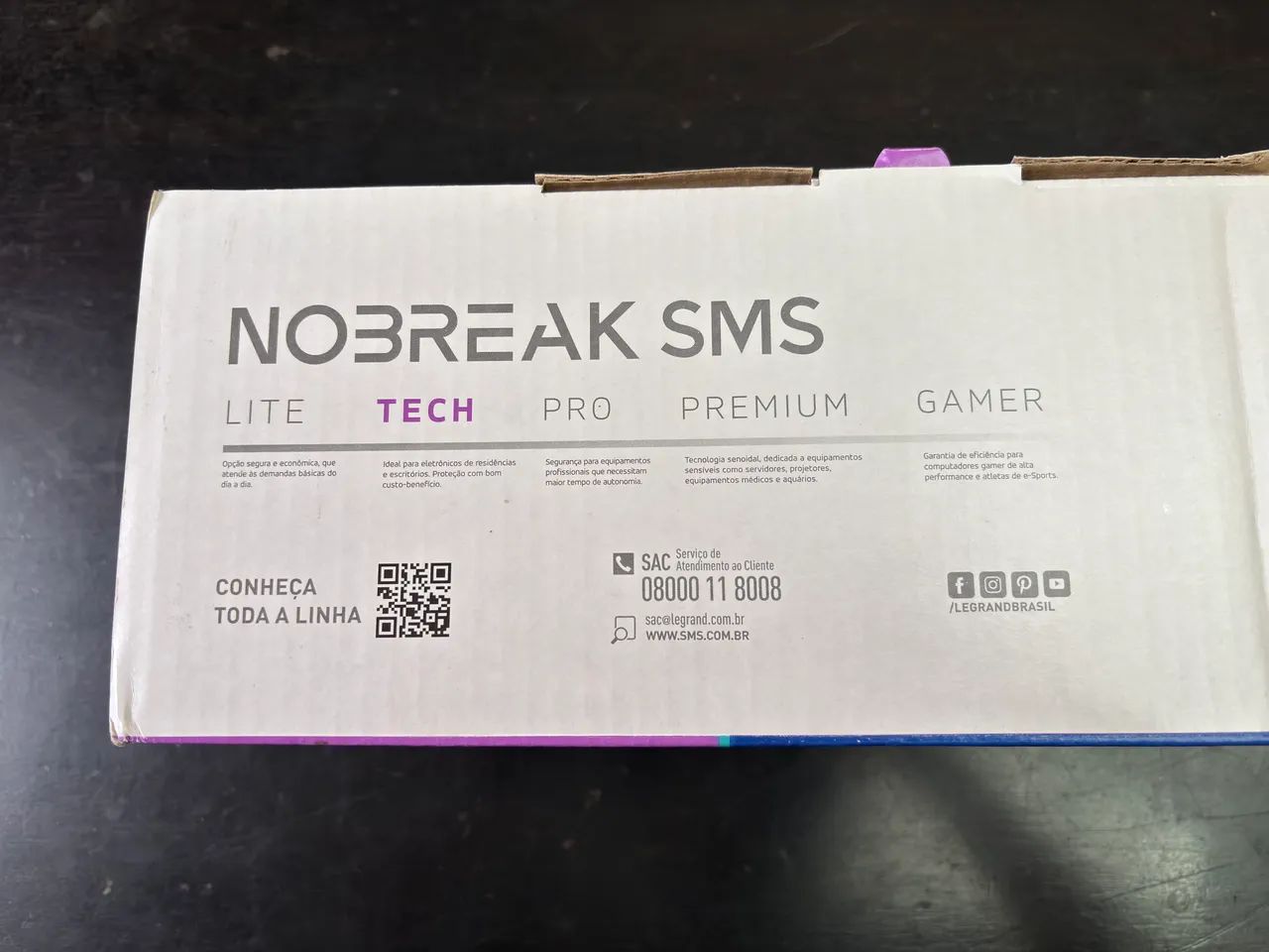 Nobreak SMS Tech 800VA (Novo, lacrado) - Foto 3