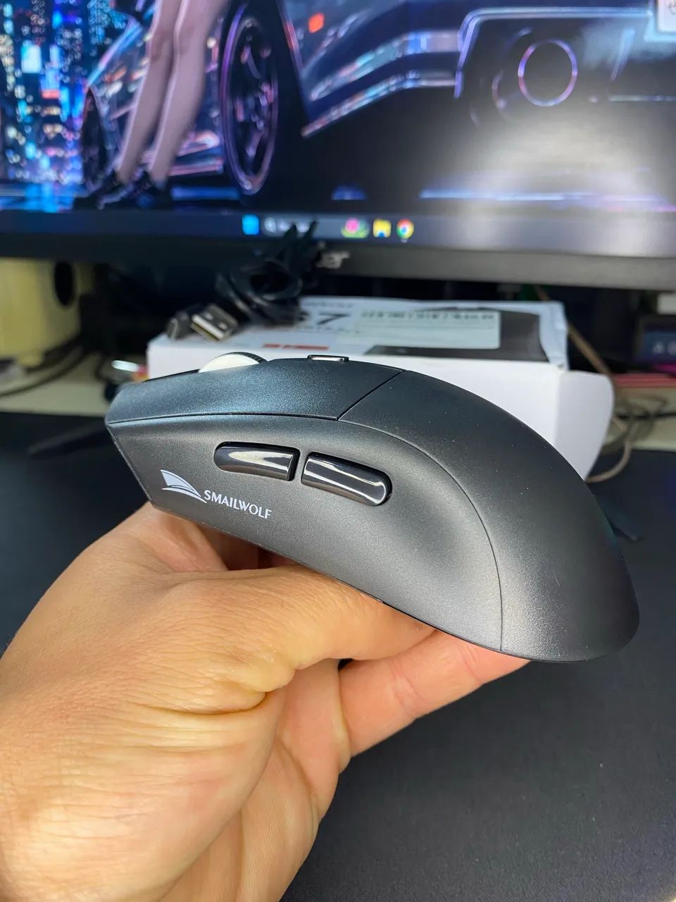 Mouse Gamer RS7 Tri-Mode Sensor para jogos  - Foto 3