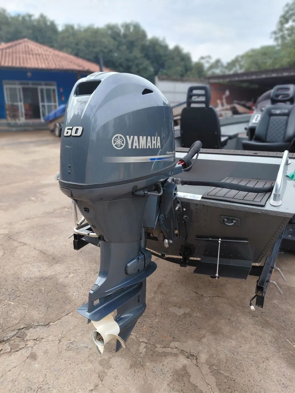 Lancha 17 pés com 60 hp . Tudo 2024 - Foto 4