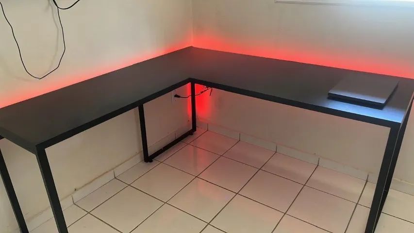 Mesa em L para escritório  - Foto 2