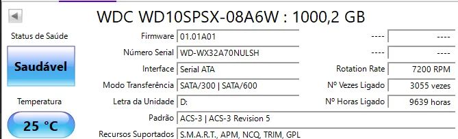 Hd 1 tera WD para notebook ou Playstation  - Foto 3