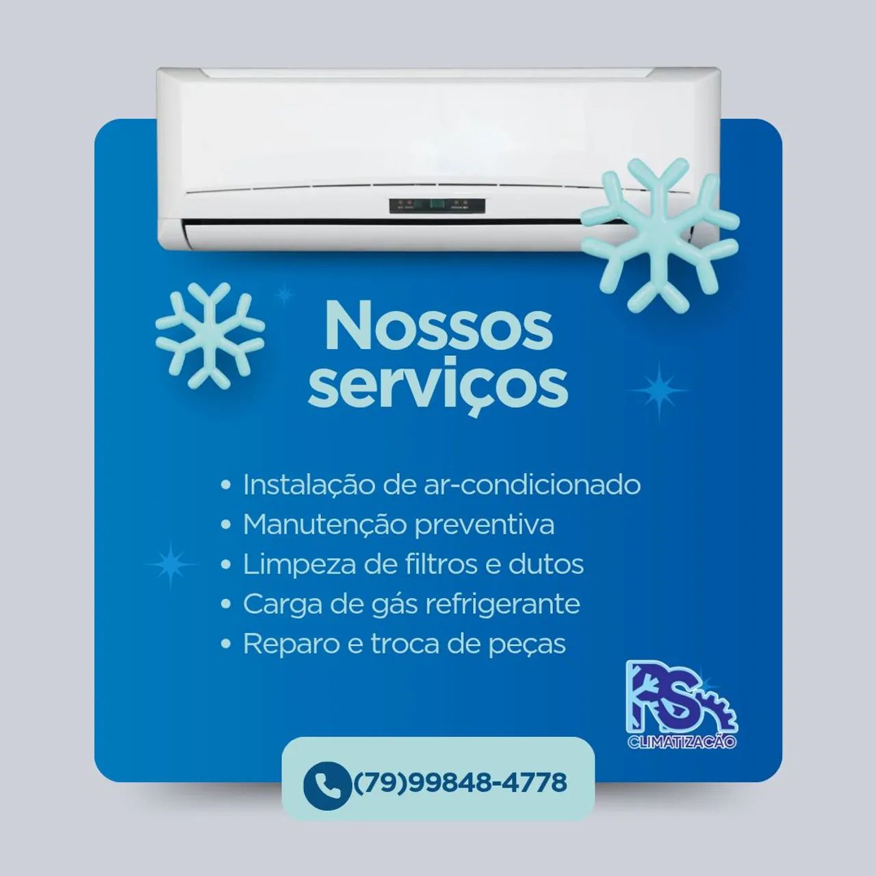 Serviço de climatização ar condicionado 