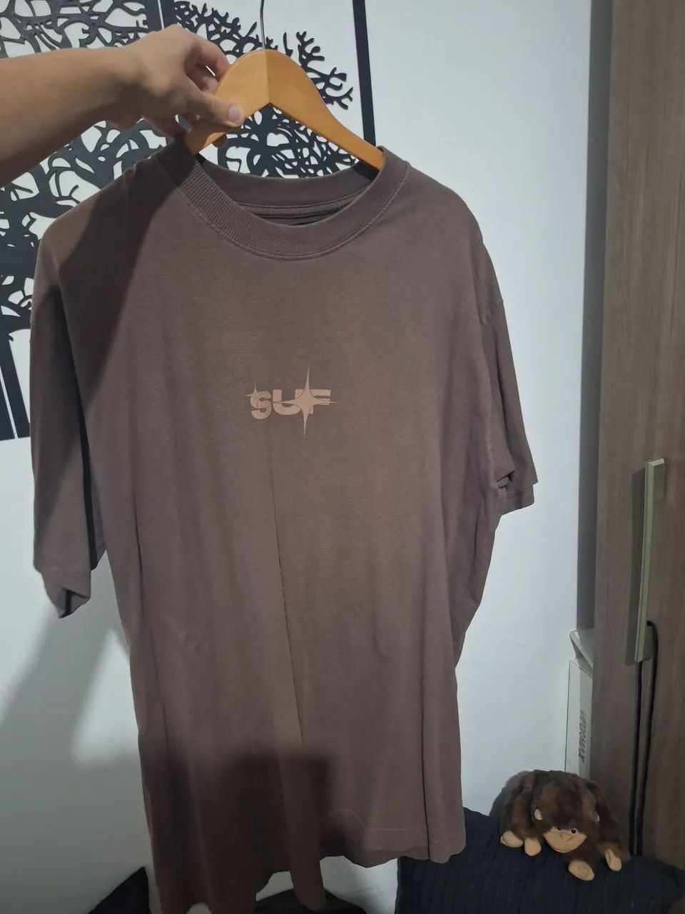 camiseta sufgang marrom original 