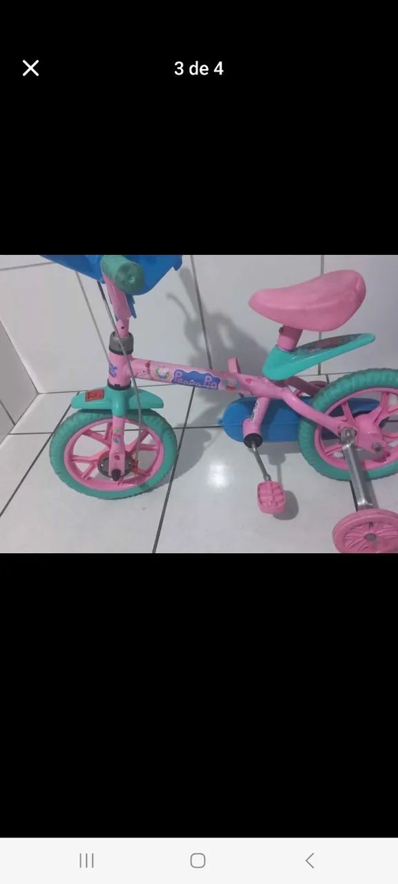 Bicicleta infantil Peppa Pig - Foto 3