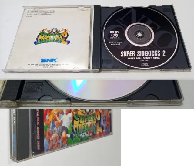 SUPER SIDEKICKS 2  NEO GEO CD 100% ORIGINAL - Foto 2