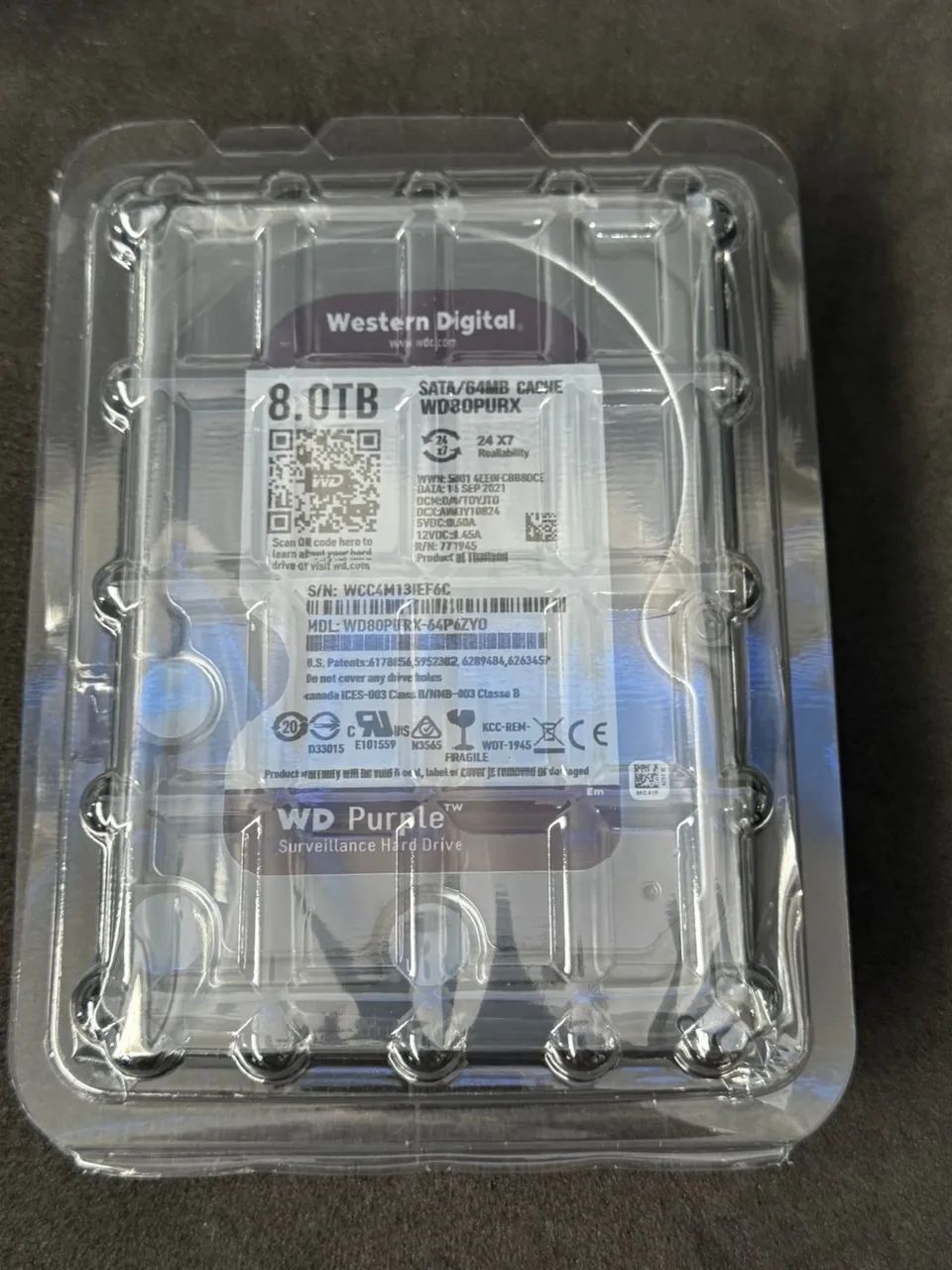 Hd 8TB sata purple com garantia - Armazenamento - Alto de Santa