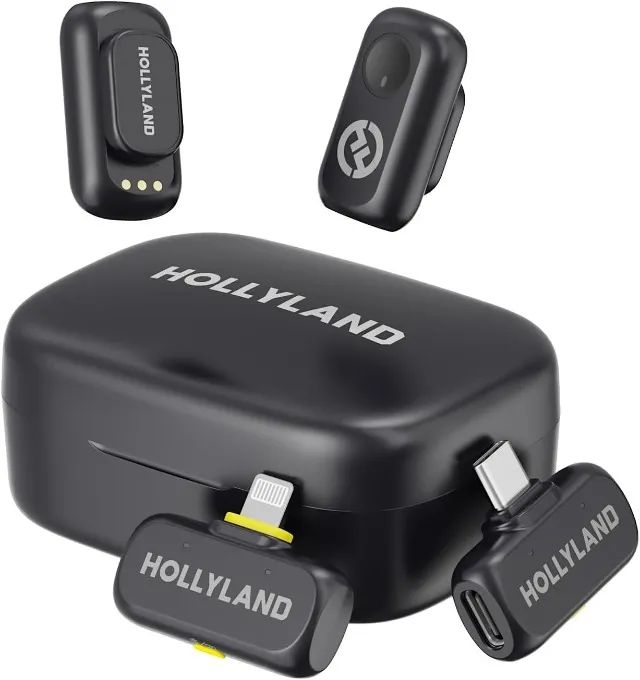 Hollyland LARK A1 Combo - Microfone Sem Fio Mini