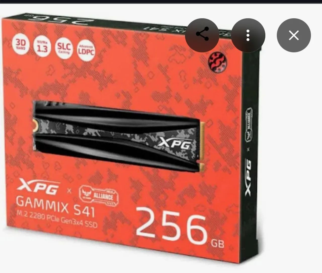 M2 de 256gb XPG 