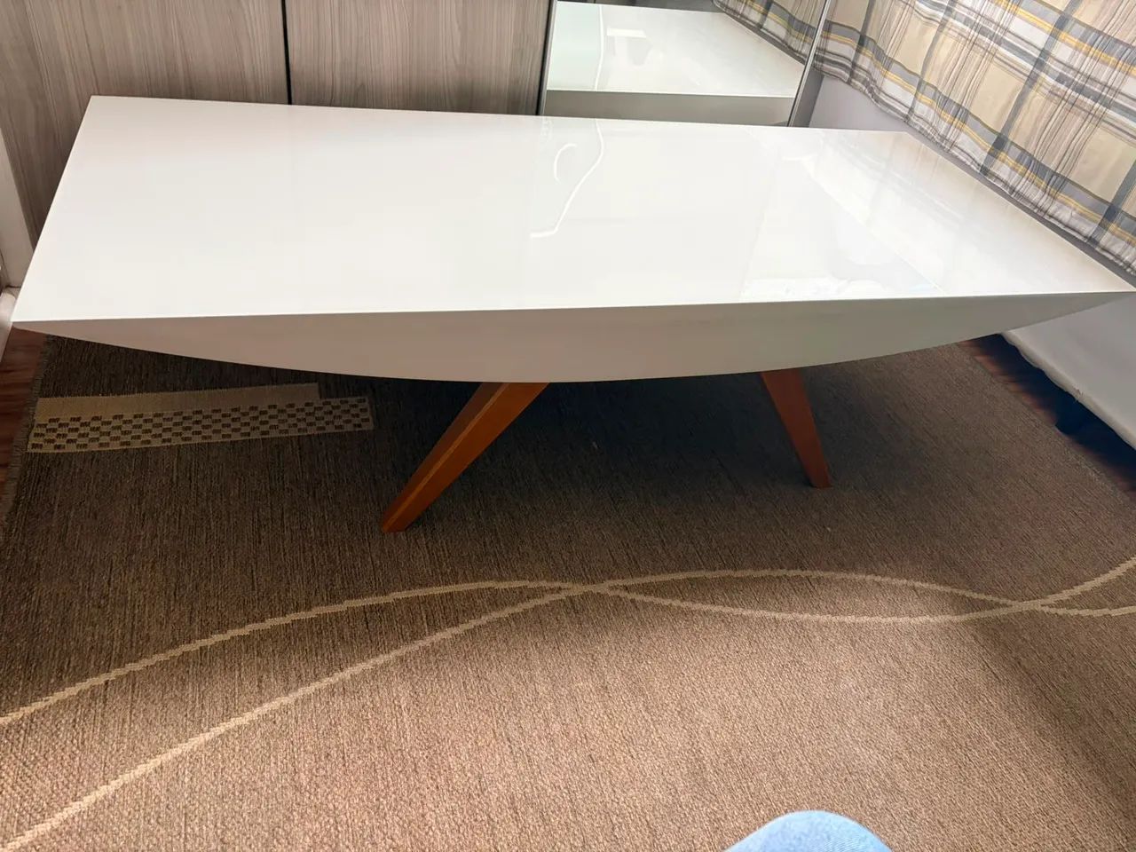 Mesa de centro laka branca, linda. - Foto 4
