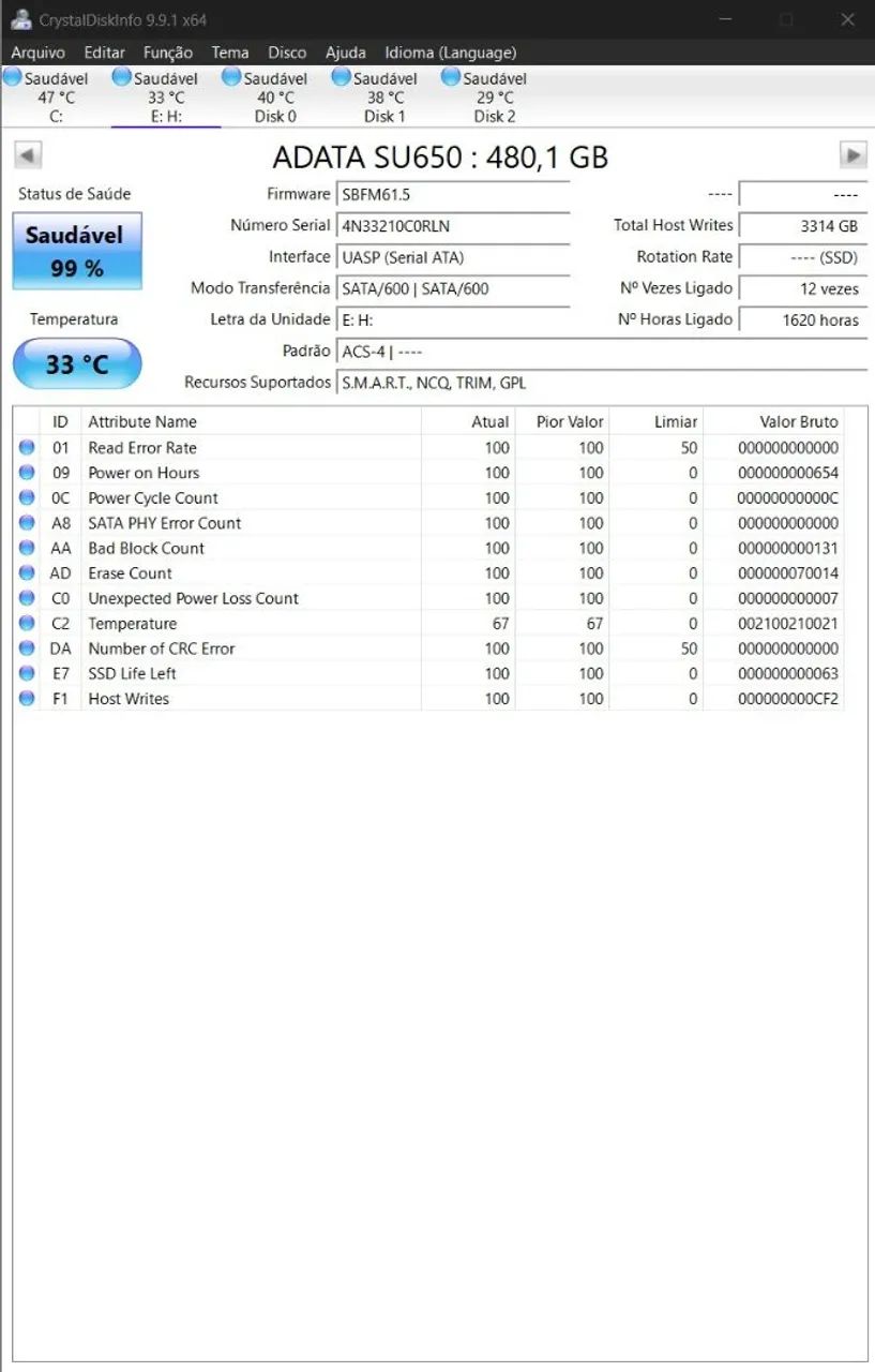  1x SSD ADATA SU650 480GB SATA III - Foto 3