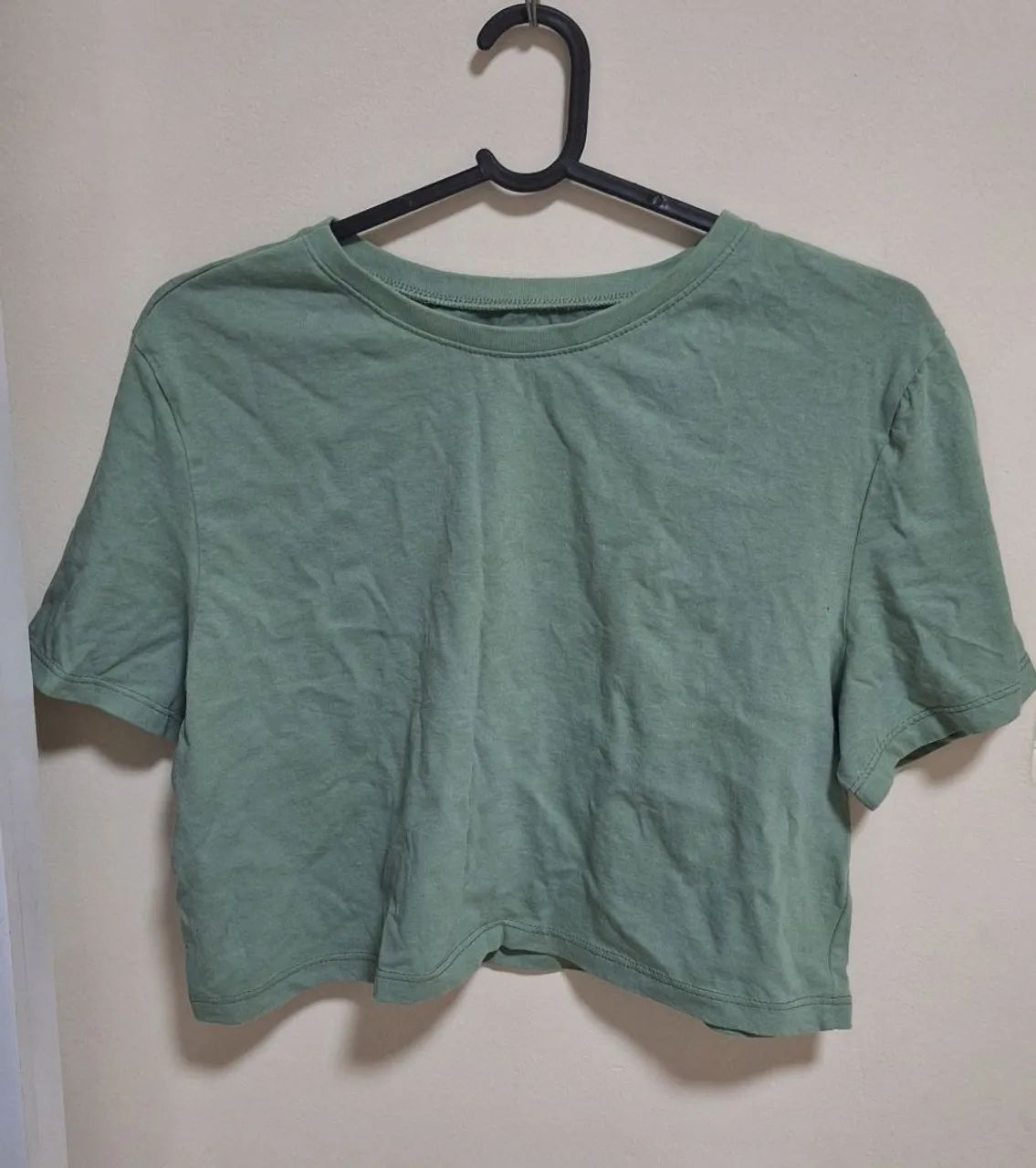 Cropped verde menta 