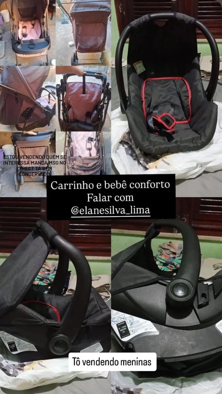Bb conforto junto com carrinho