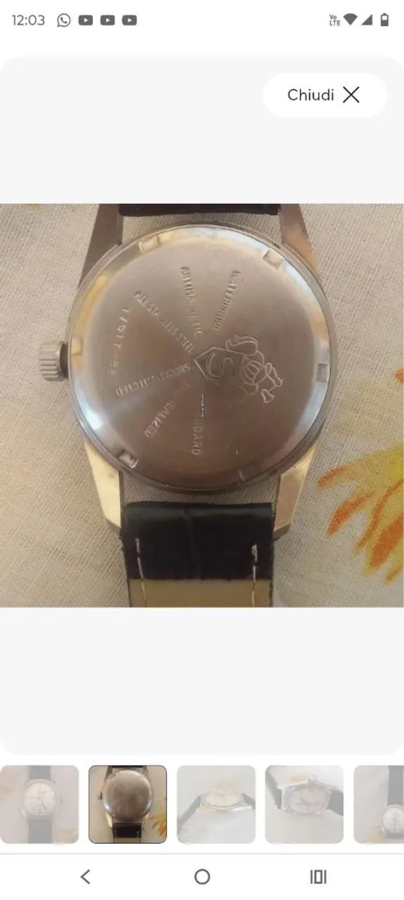 Relógio vintage suiço Henri Sandoz e Fils. - Foto 5