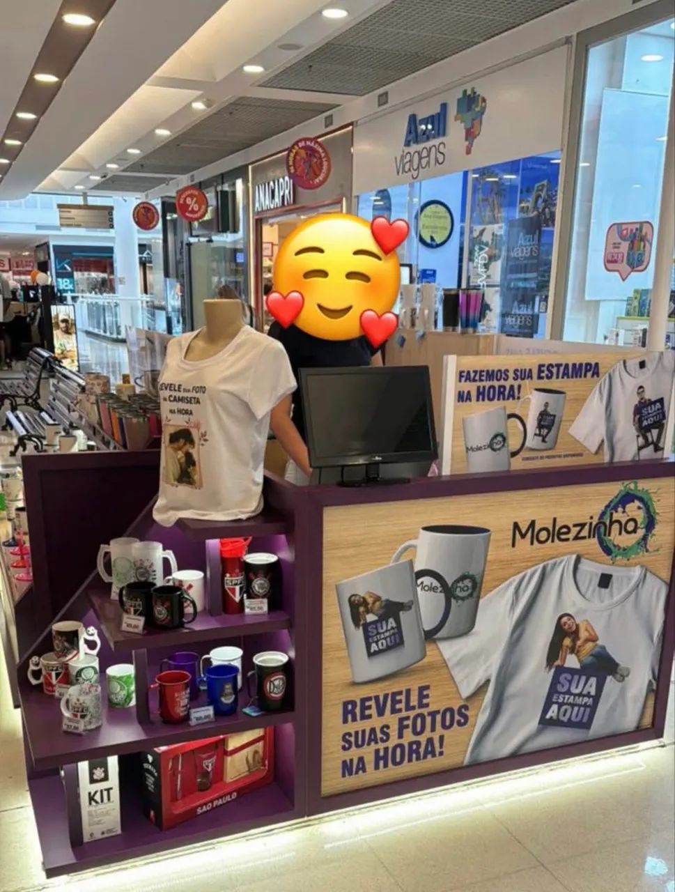 Móvel quiosque shopping 