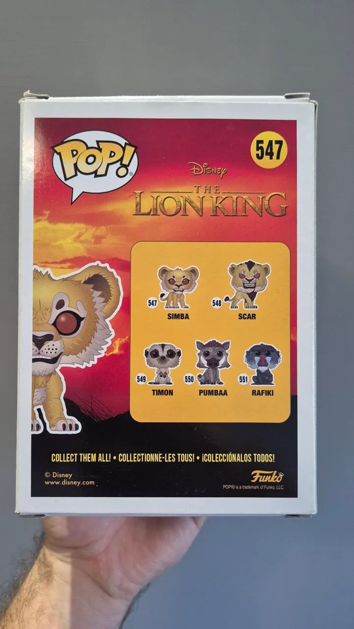 Funk Pop! Rei Leão 547 Simba 2019 - Foto 3
