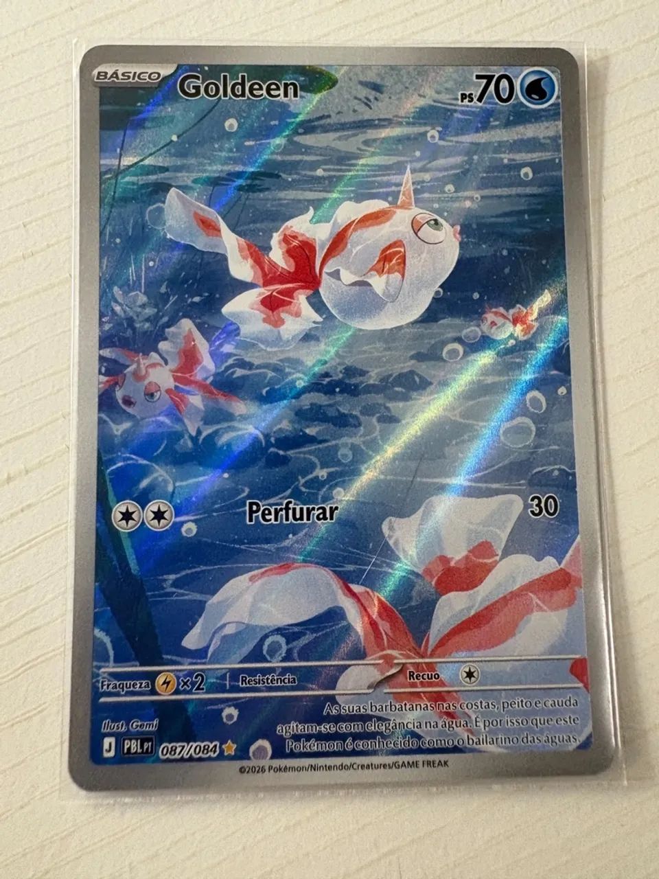 Cartas Pokémon TCG Misty e Goldeen coleção nova - Foto 3