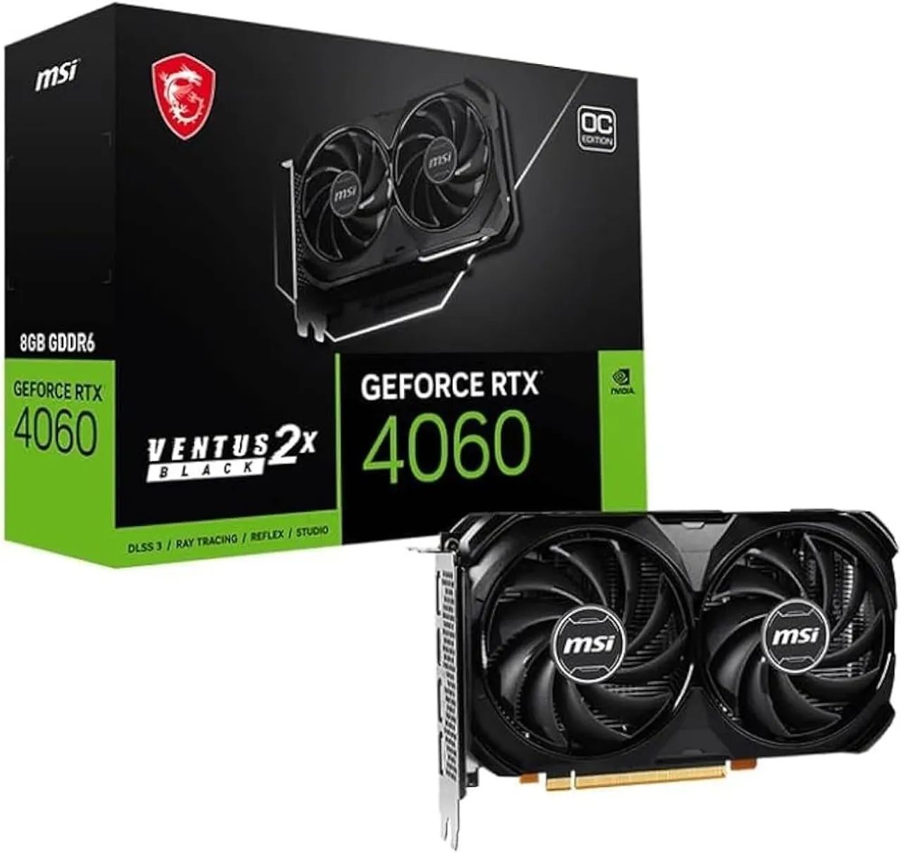 Rtx 4060 Msi Ventus 2x Black 