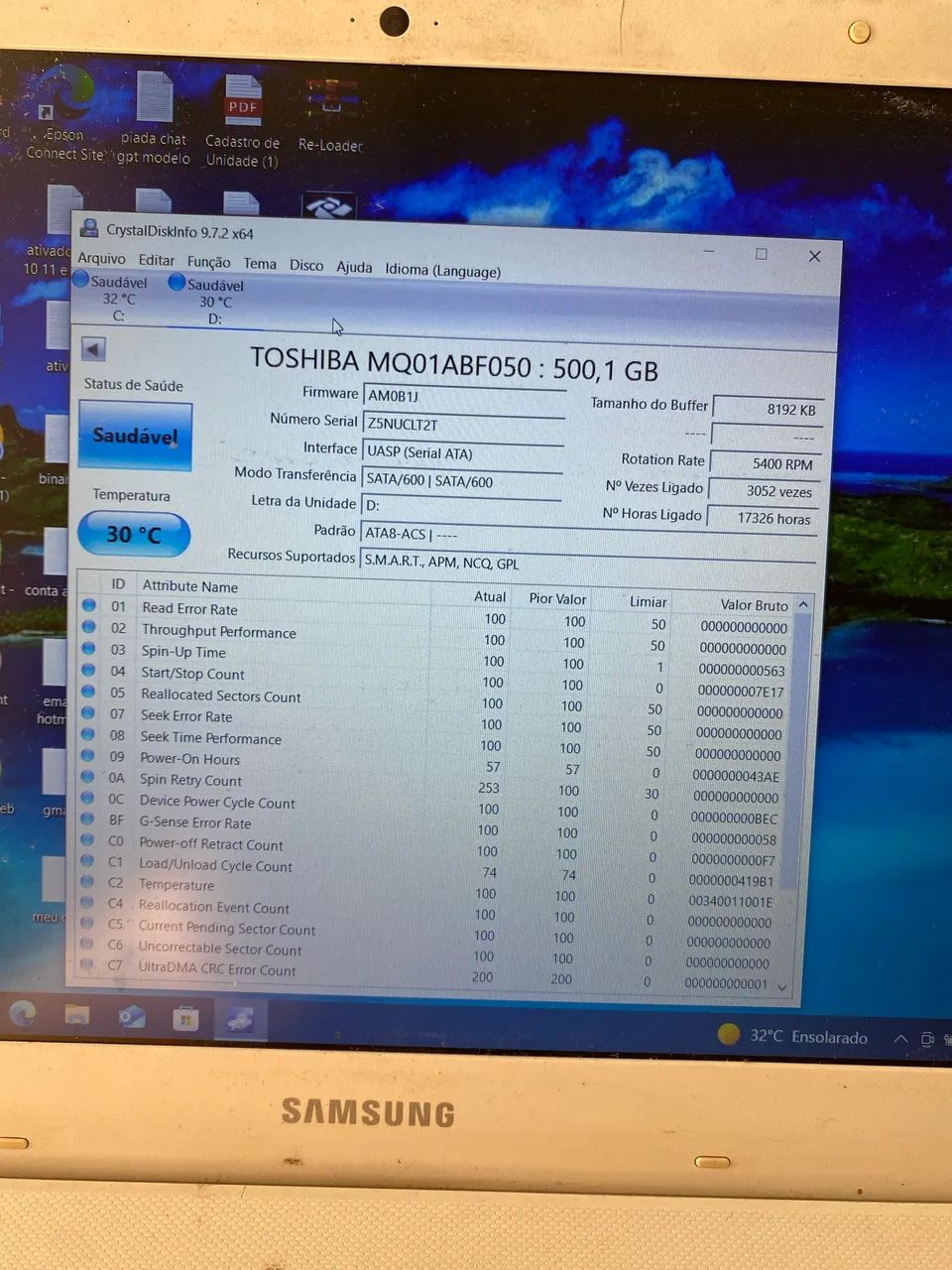 Hd de 500 2,5 polegadas  - Foto 2