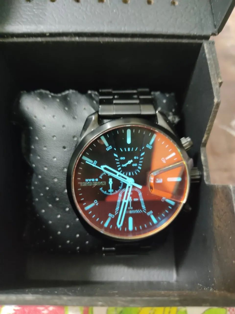Relógio Diesel Ms9 Chrono Masculino - Preto Original - Foto 5