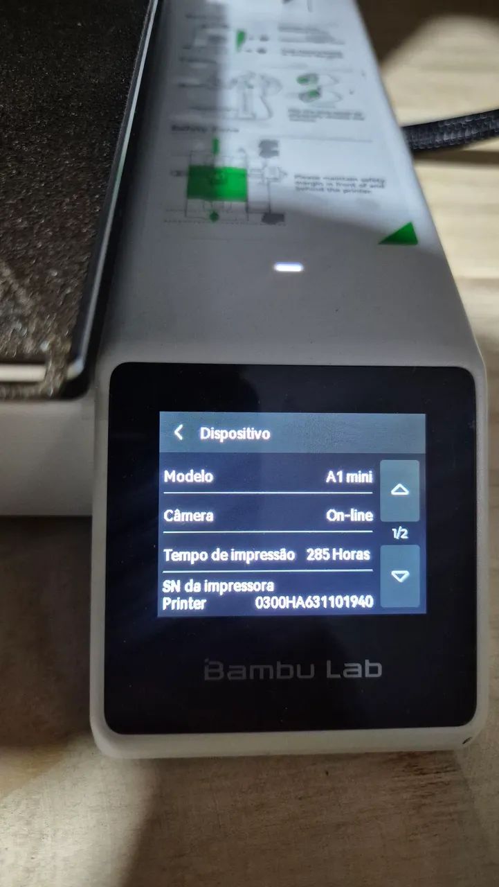 Impressora 3d bambu lab a1 mine sem AMS - Foto 5