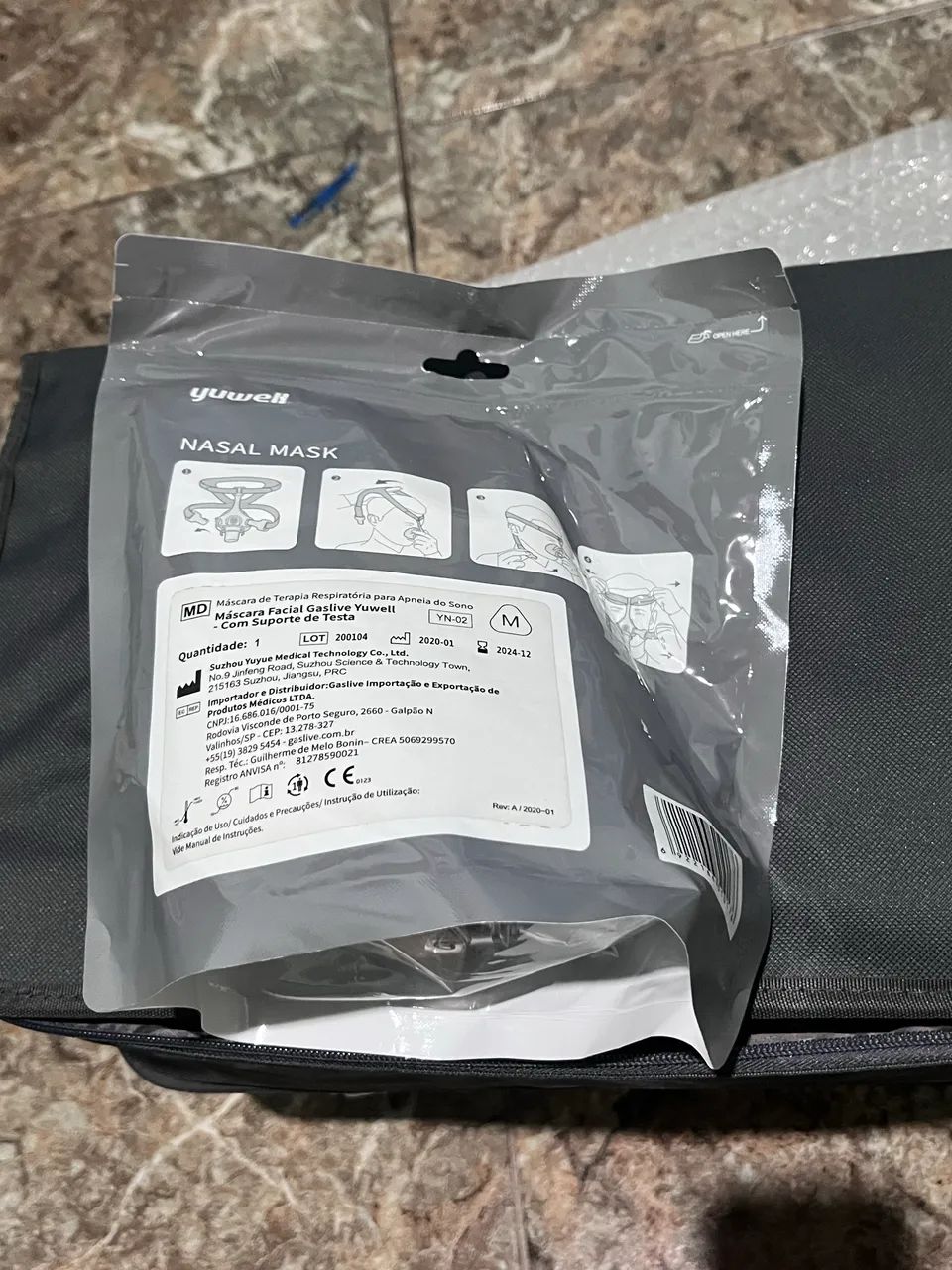 BIPAP/CPAP COM MÁSCARA - YUWELL NOVO - Foto 4