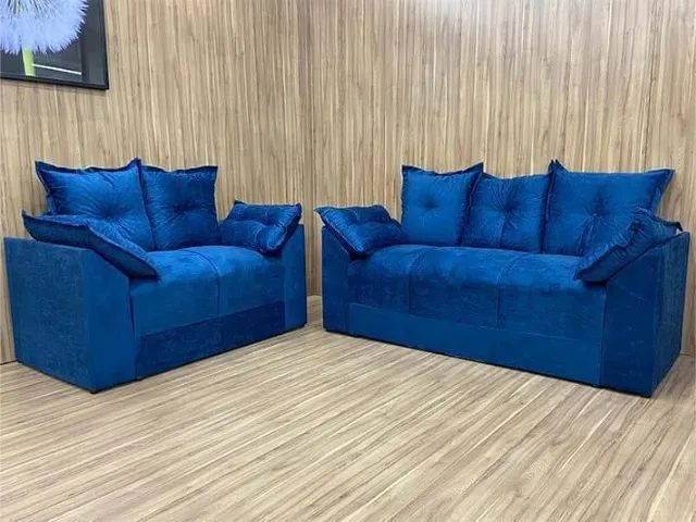 sofa roma 2 lugares com almofadas - Foto 2