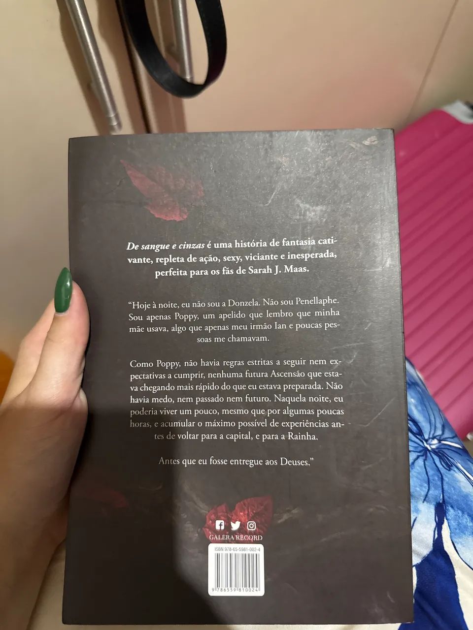 Livro de sangue e cinzas novo - Foto 2