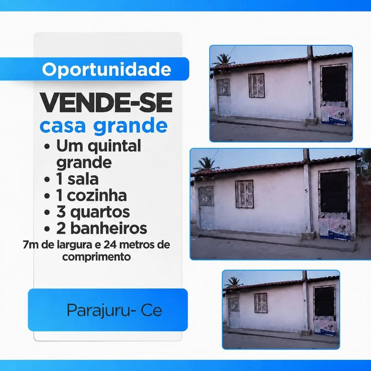 Casa em bom estado e documento tel, *40 