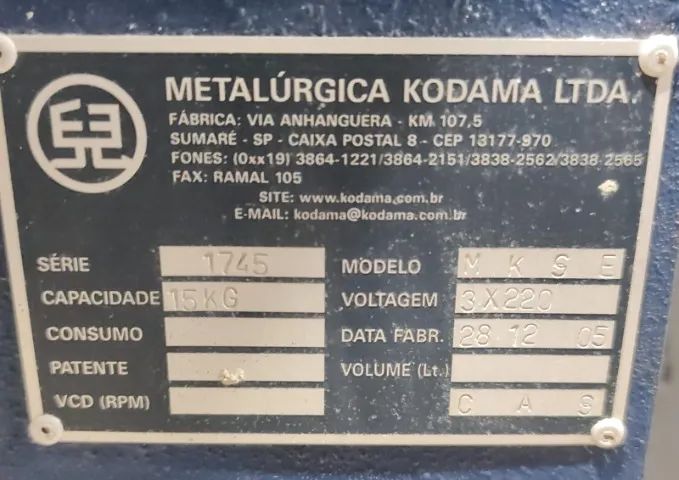 SECADORA INDUSTRIAL KODAMA 15KG - EXCELENTE ESTADO DE CONSERVAÇÃO - Foto 4