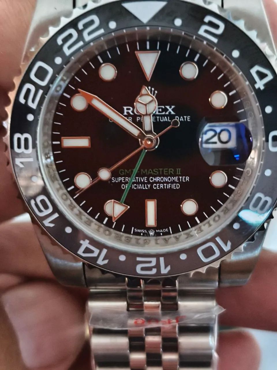 Relogio Rolex gmt Bruce wayne /C. Com a caixa  - Foto 3