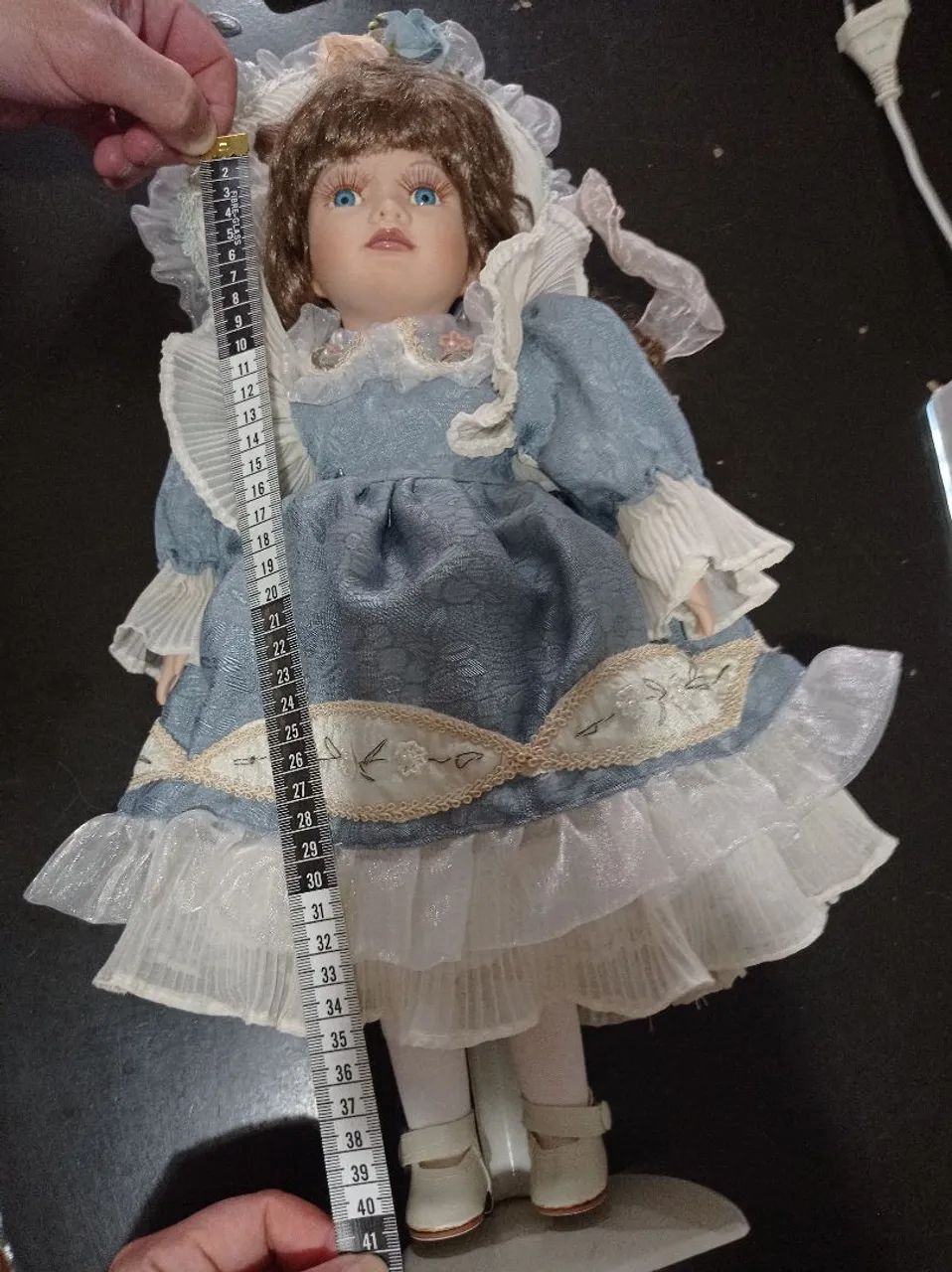 Boneca de porcelana vintage  - Foto 2