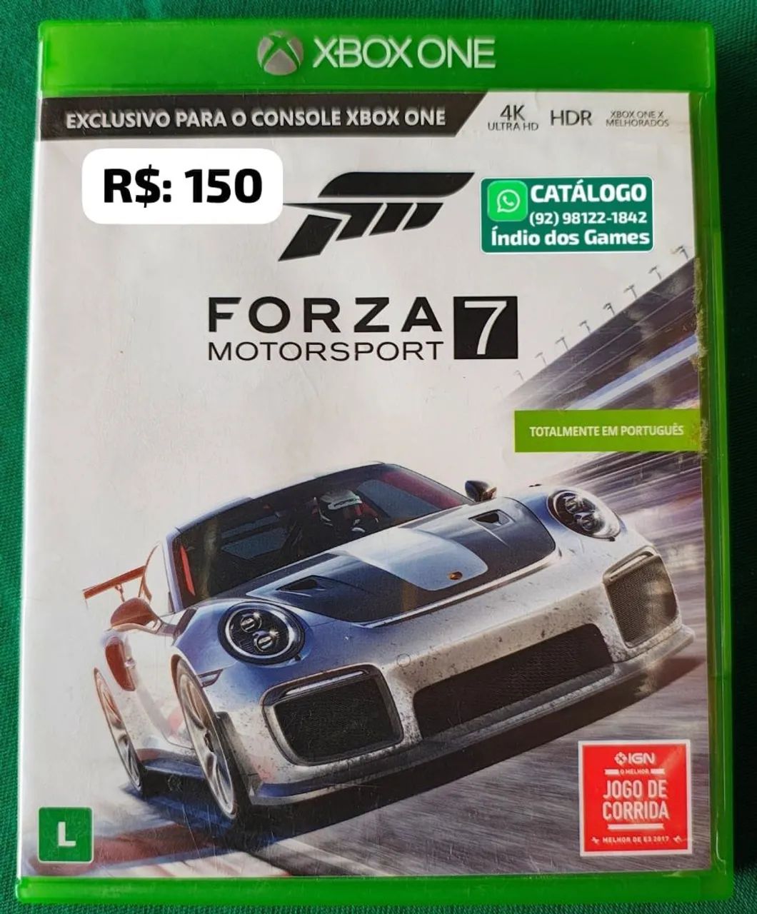 Forza Motor Sport 7 = R$: 150