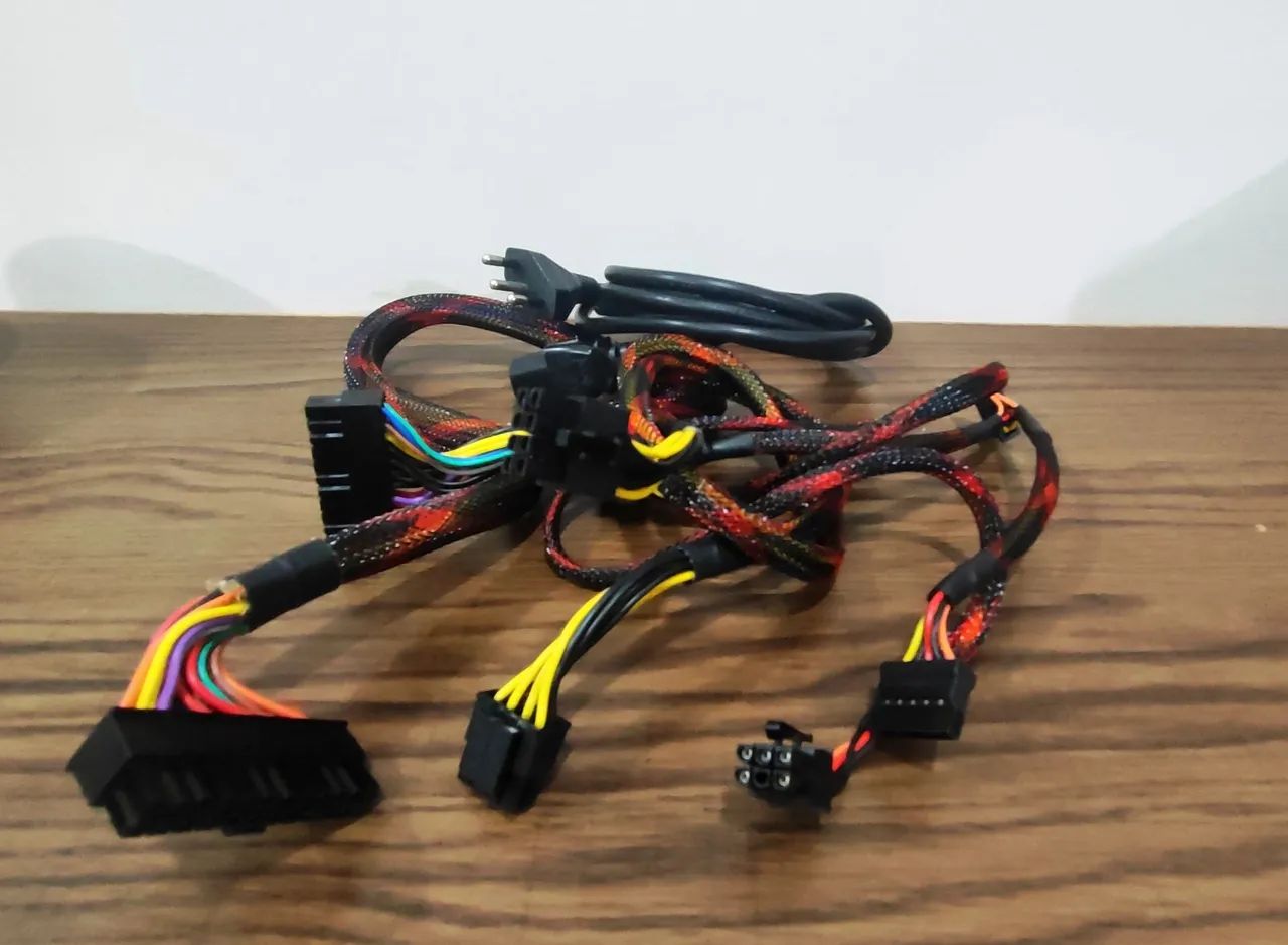 Fonte Duex 600w Full Modular Pec Ativo 80 Plus - Foto 3
