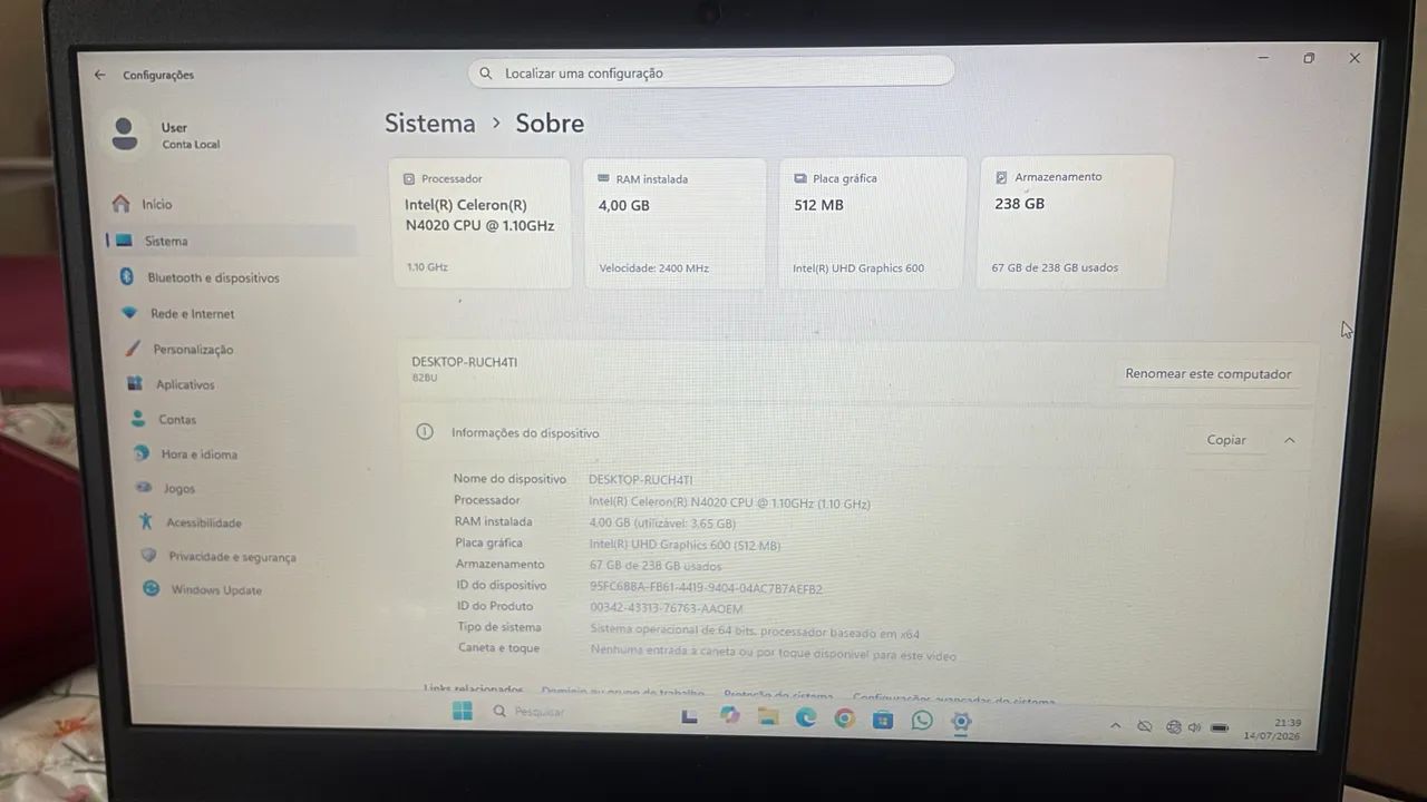 Notebook Lenovo - Foto 3