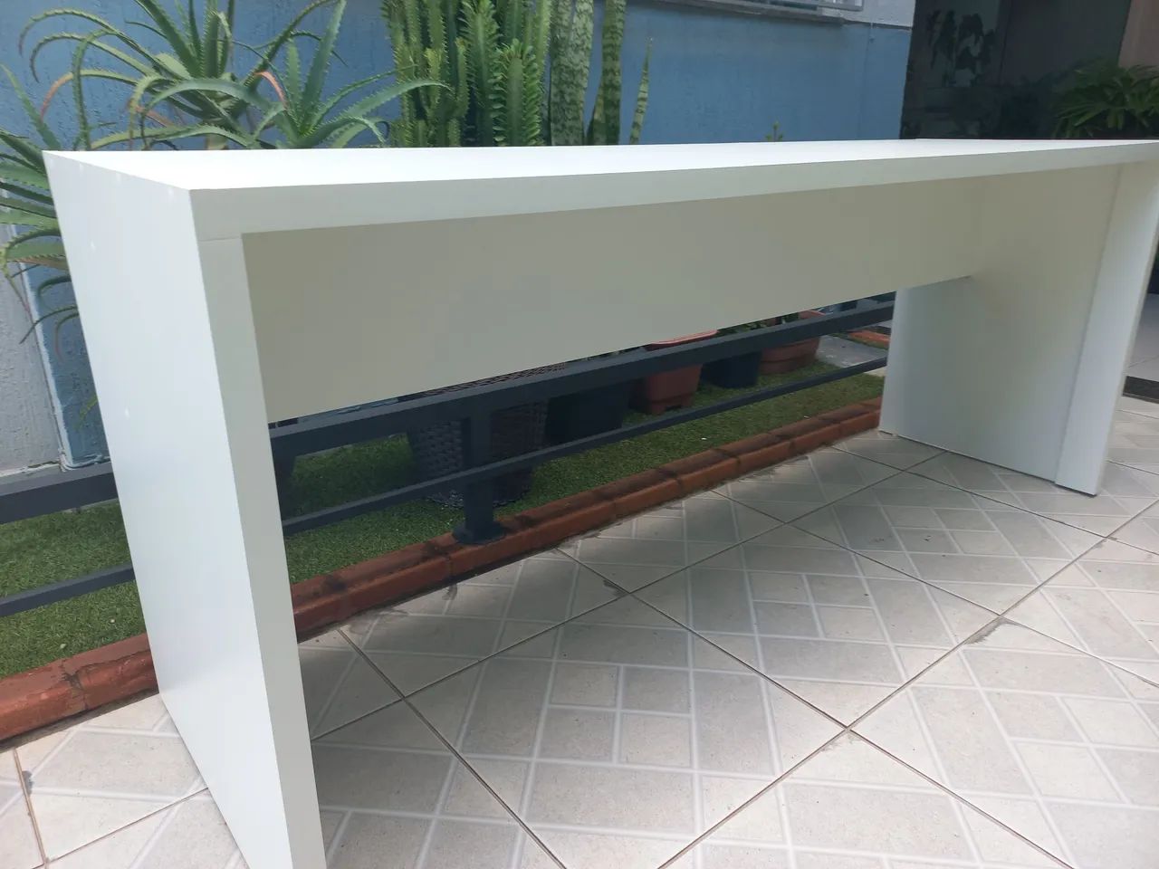 Mesa escrivaninha nova grande em mdf  - Foto 4