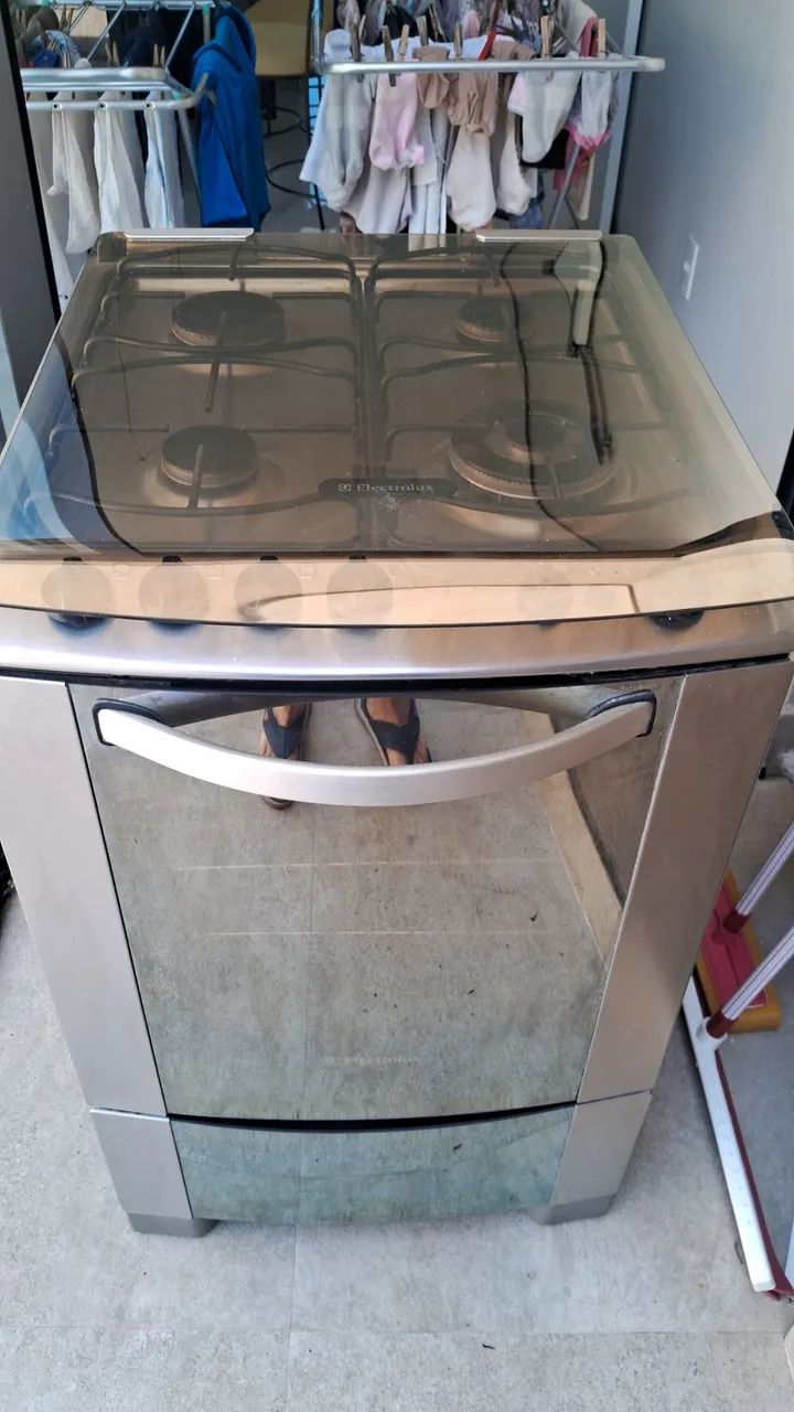 Fogão inox 4 bocas Eletrolux - Foto 4