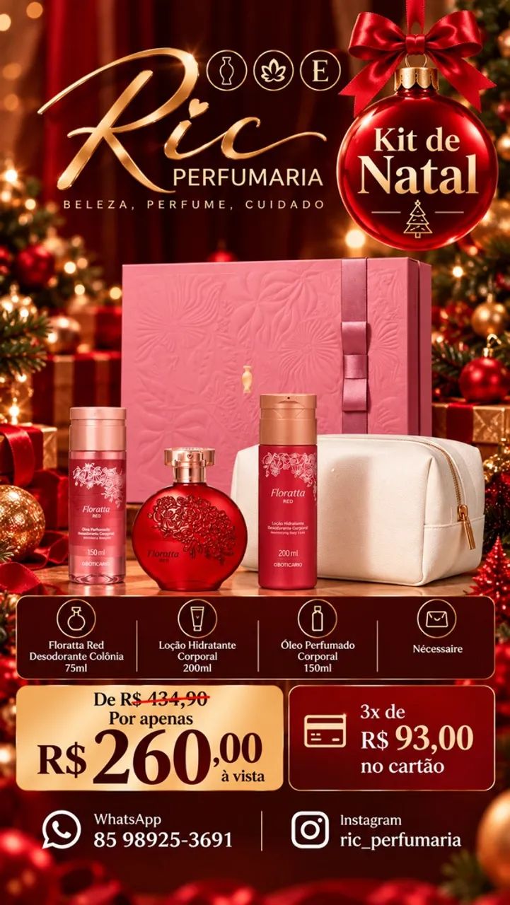 Kits de Natal Boticário  - Foto 3