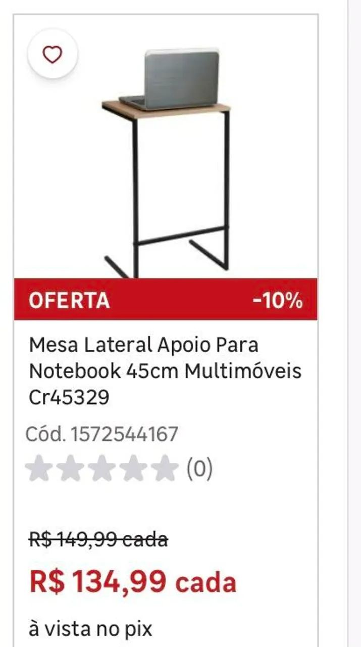 Mesa de Escritório + mesa de apoio - Foto 4