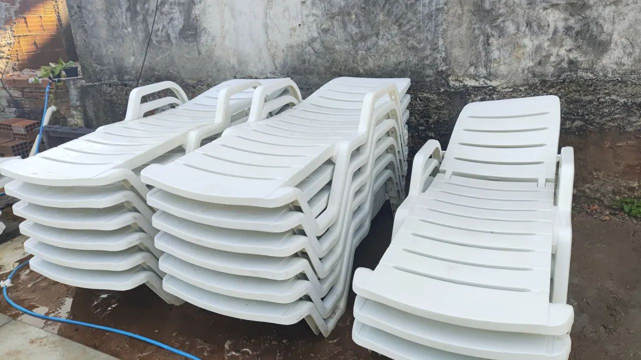 Espreguiçadeira piscina com rodinha  - Foto 2