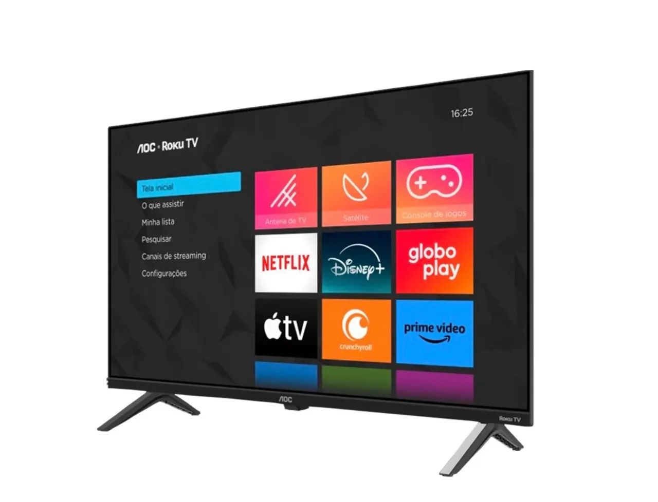 Smart TV AOC LED 32' HD WI-FI Roku HDMI USB 